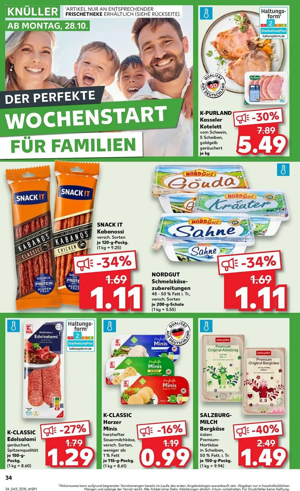 Kaufland Wochenstart Prospekt 1 seite