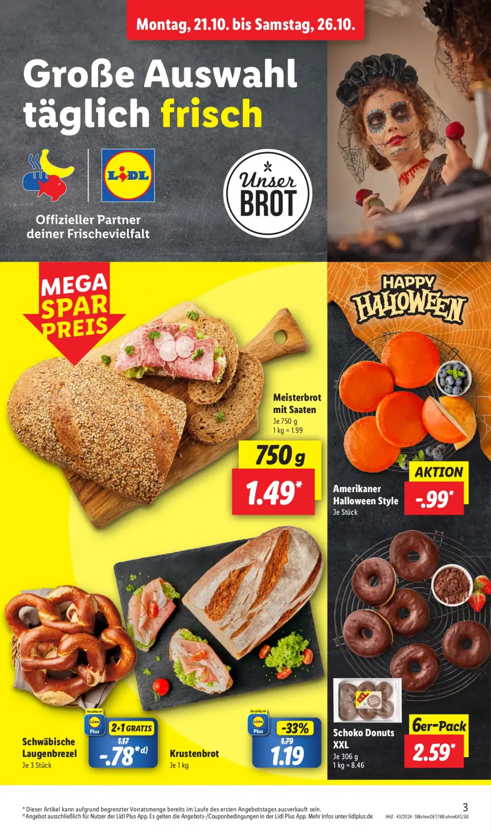 Lidl Prospekt Ab 21.10.2024 Montag 3 seite