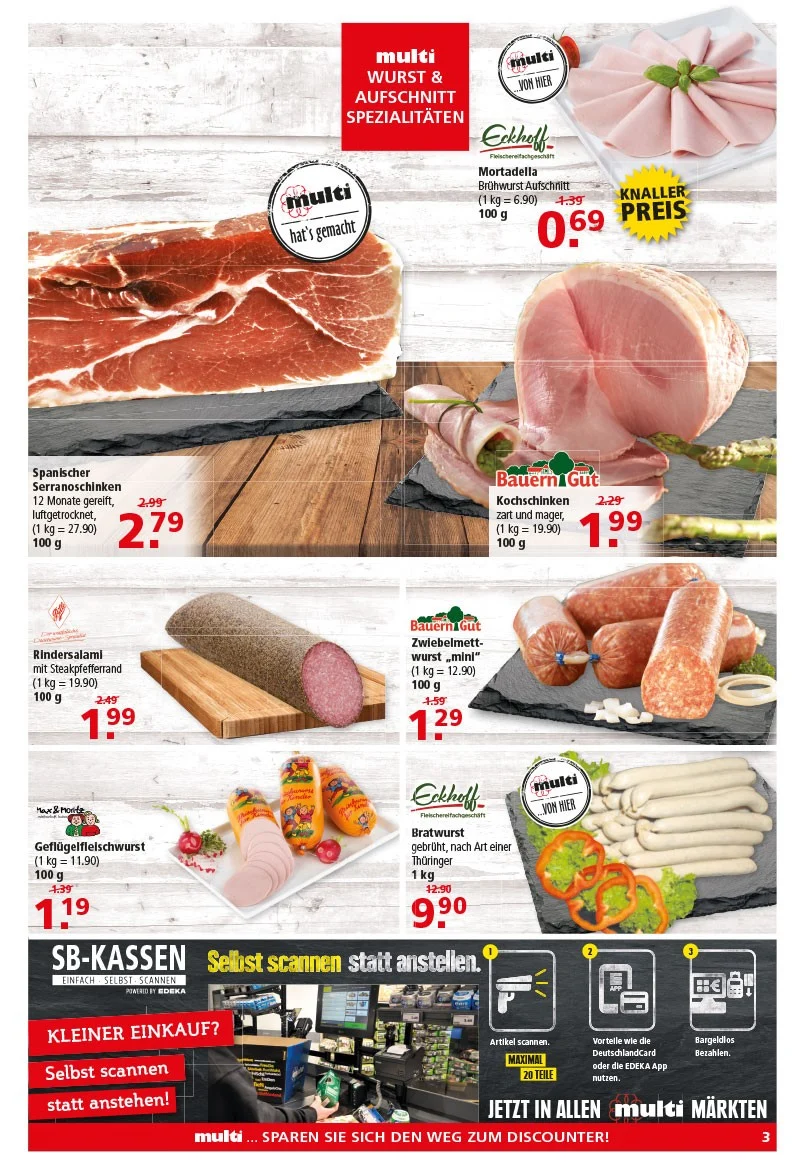 Multi Markt Prospekt Ab 21.10.2024 Montag 3 seite