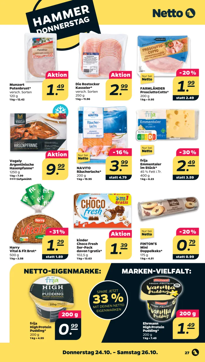 NETTO Prospekt Ab 21.10.2024 Montag 27 seite