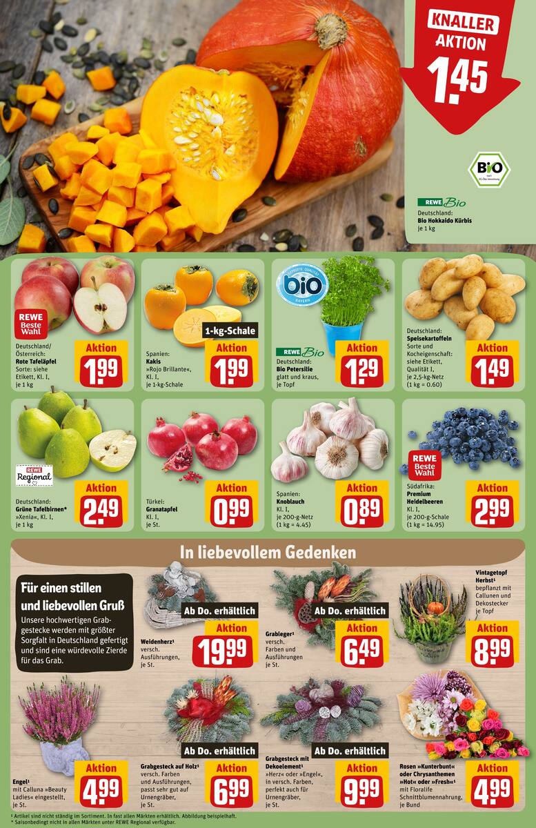 Rewe Center Prospekt Ab 21.10.2024 Montag 7 seite