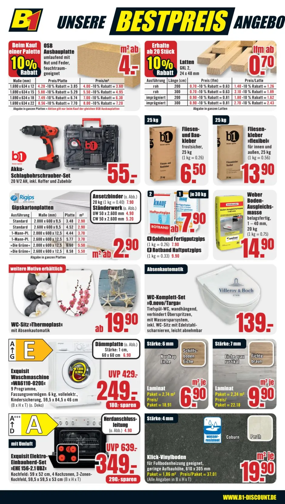 B1 Discount Baumarkt Angebote 2