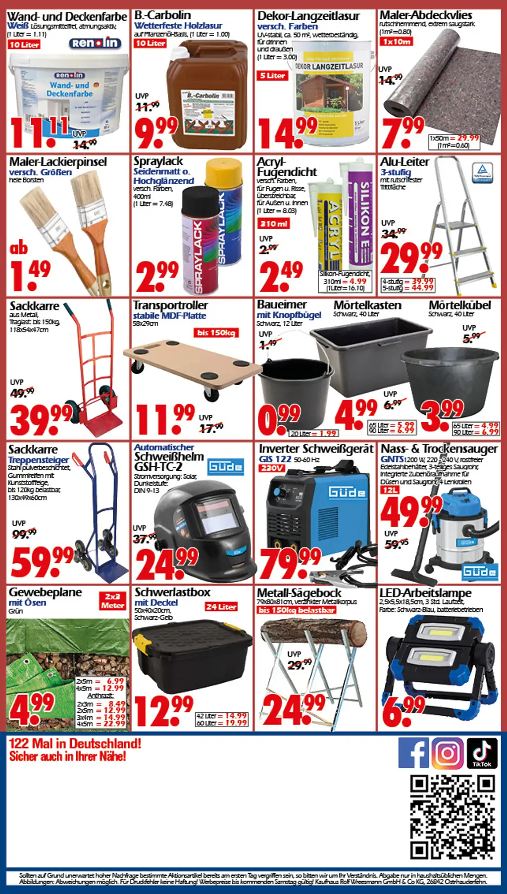 Wreesmann Prospekt Angebote - Sayfa 1 / 12