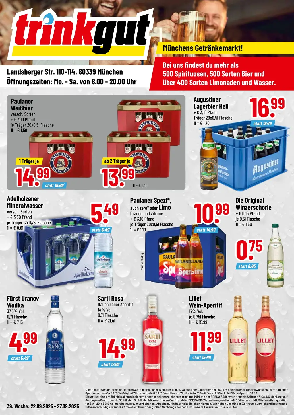 Trinkgut Prospekt Angebote - Seite 1